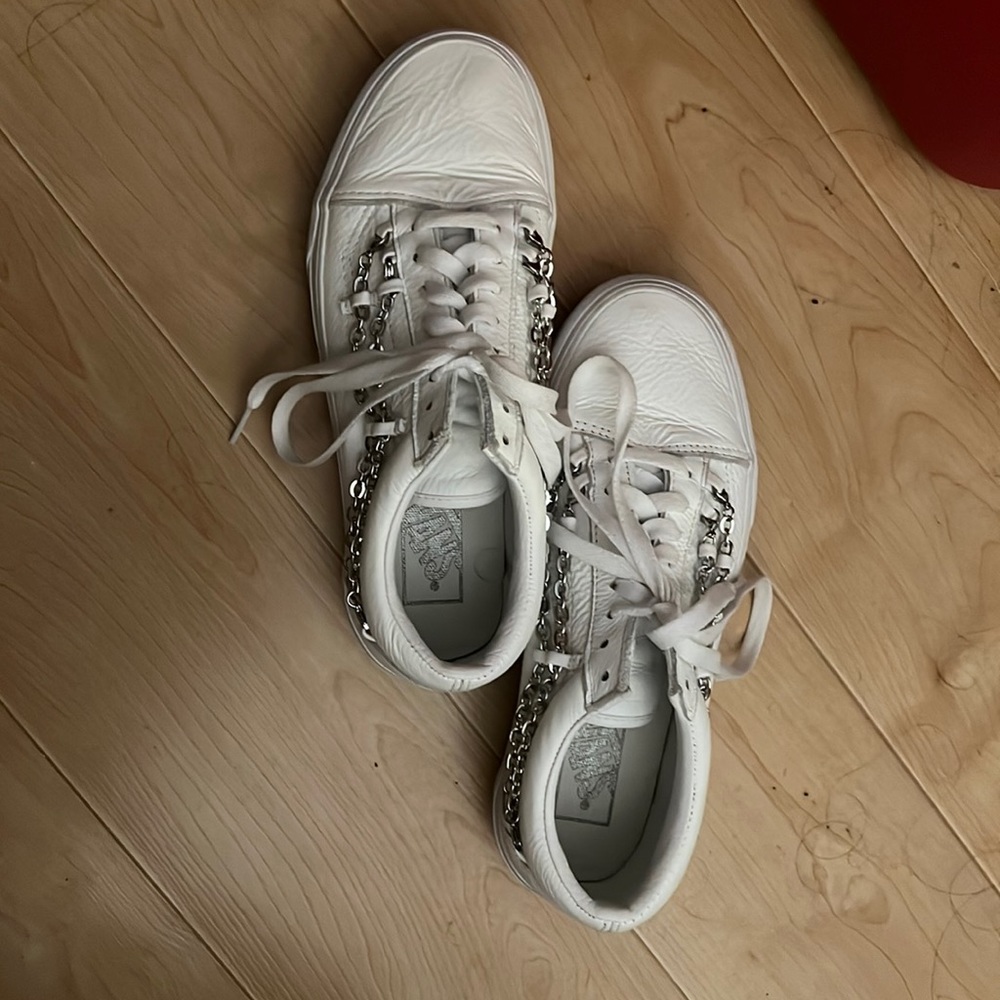 Silver Chain Vans Classic Platforms